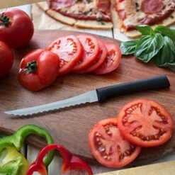 Ada Cutlery Tomato Slicing Knife Stainless Steel Blade Made In USA, 8-7/8 Inches, 1-Pack, Black Handle 6 Ada Cutlery Tomato Slicing Knife Stainless Steel Blade Made In USA, 8-7/8 Inches, 1-Pack, Black Handle -Peugeot Shop 5116PmrhUwL