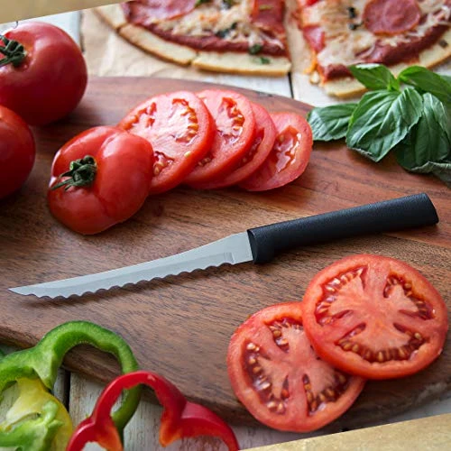 Ada Cutlery Tomato Slicing Knife Stainless Steel Blade Made In USA, 8-7/8 Inches, 1-Pack, Black Handle 3 Ada Cutlery Tomato Slicing Knife Stainless Steel Blade Made In USA, 8-7/8 Inches, 1-Pack, Black Handle - Image 3