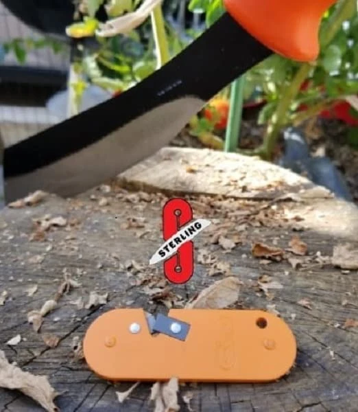 Arpener SS-ORNG Knife Sharpener, 3" X 1" X 0.5", Orange 3 Arpener SS-ORNG Knife Sharpener, 3" X 1" X 0.5", Orange - Image 3