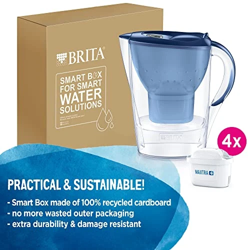 Brita RITA Starterpack Marella Jug+4 Cool Starter Pack, Blue 2 Brita RITA Starterpack Marella Jug+4 Cool Starter Pack, Blue - Image 2