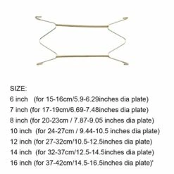 Wall Dish Spring Holder Dismountable Securing Clip Fixed Home Decor Wall Display Golden Dish Decoration Crafts 6/7/8/10/12/14/16 Inch(10 Inch) 15 Wall Dish Spring Holder Dismountable Securing Clip Fixed Home Decor Wall Display Golden Dish Decoration Crafts 6/7/8/10/12/14/16 Inch(10 Inch) -Peugeot Shop 511DOC2jkyL