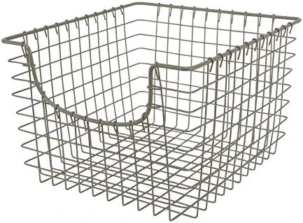 Oop Wire Basket (Industrial Gray) - Storage Bin & Décor For Bathroom, Closet, Pantry, Under Sink, Toy, Shelf, Kitchen, & Nursery Organization 8 Oop Wire Basket (Industrial Gray) - Storage Bin & Décor For Bathroom, Closet, Pantry, Under Sink, Toy, Shelf, Kitchen, & Nursery Organization - Image 8