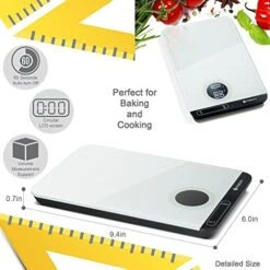 Food Kitchen Scale, Digital Grams And Oz For Cooking, Baking, Weight Loss, Meal Prep, Shipping, And Dieting, 11lb/5kg, White 8 Food Kitchen Scale, Digital Grams And Oz For Cooking, Baking, Weight Loss, Meal Prep, Shipping, And Dieting, 11lb/5kg, White -Peugeot Shop 511Qe4msY5L