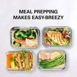 Glass Food Storage Containers With Lids 30 Oz 16 Pc (Set Of 8) Airtight Large Glass Containers, Glass Meal Prep Containers Reusable Leak Proof BPA Free Glass Food Prep Containers Freezer To Oven Safe 9 Glass Food Storage Containers With Lids 30 Oz 16 Pc (Set Of 8) Airtight Large Glass Containers, Glass Meal Prep Containers Reusable Leak Proof BPA Free Glass Food Prep Containers Freezer To Oven Safe -Peugeot Shop 511UWrh5m5L