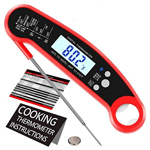 WAFA Instant Read Meat Thermometer, Waterproof Ultra Fast Cooking Thermometer With Bottle Opener Backlight And Calibration, Digital Food Thermometer For Kitchen, Outdoor Cooking, Grill And BBQ 5 WAFA Instant Read Meat Thermometer, Waterproof Ultra Fast Cooking Thermometer With Bottle Opener Backlight And Calibration, Digital Food Thermometer For Kitchen, Outdoor Cooking, Grill And BBQ - Image 5