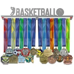 VICTORY HANGERS Male Medal Hanger Display - Wall Mounted Award Metal Holder - 100% Stainless Steel Rack For Champions