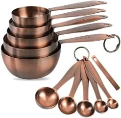 Measuring Cups Set, 18/8 Stainless Steel Measuring Cups And Spoons Set, 8 Kitchen Measuring Cups & 9 Baking Measuring Spoons & Magnetic Conversion Chart&Leveler&Rings-Metal Measure Cups&Spoons 23 Measuring Cups Set, 18/8 Stainless Steel Measuring Cups And Spoons Set, 8 Kitchen Measuring Cups & 9 Baking Measuring Spoons & Magnetic Conversion Chart&Leveler&Rings-Metal Measure Cups&Spoons -Peugeot Shop 511mYgppDpL. AC