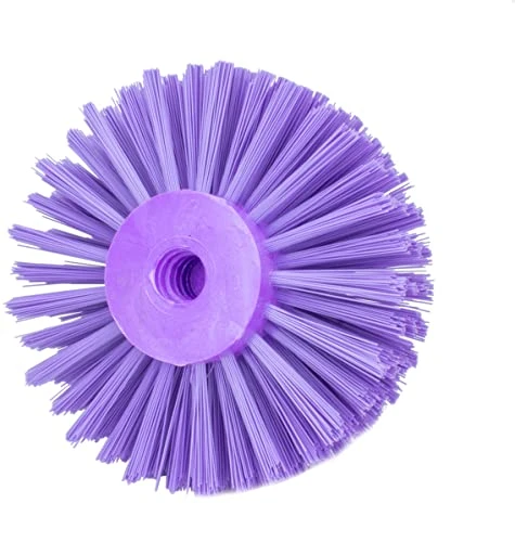 PARTA 45006EC68 Plastic Multi-Purpose Valve Brush, Pipe Brush, Round Brush With Polyester Bristles, Color Coded For Commercial Cleaning, Kitchen, Restaurant, Bathroom, 4.3 X 6 X 4.3 Inches, Purple 3 PARTA 45006EC68 Plastic Multi-Purpose Valve Brush, Pipe Brush, Round Brush With Polyester Bristles, Color Coded For Commercial Cleaning, Kitchen, Restaurant, Bathroom, 4.3 X 6 X 4.3 Inches, Purple - Image 3