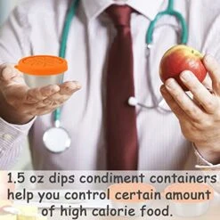 Stainless Steel Condiment Containers With Lids 3 X 1.5 Oz Leakproof Salad Dressing Container To Go For Kids Lunch Containers -Peugeot Shop 511quc2ISuL