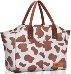 HOMESPON Fashionable Tote Reusable Insulated Lunch Bag Cooler Box With Pockets For Woman Man Work Shopping Or Travel (pineapple) 24 HOMESPON Fashionable Tote Reusable Insulated Lunch Bag Cooler Box With Pockets For Woman Man Work Shopping Or Travel (pineapple) -Peugeot Shop 511rLo LgL. AC