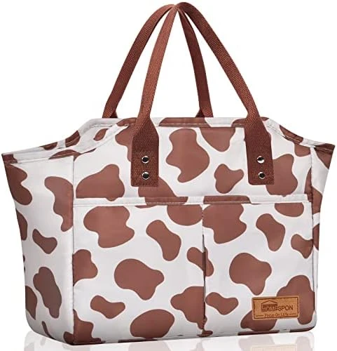 HOMESPON Fashionable Tote Reusable Insulated Lunch Bag Cooler Box With Pockets For Woman Man Work Shopping Or Travel (pineapple) 10 HOMESPON Fashionable Tote Reusable Insulated Lunch Bag Cooler Box With Pockets For Woman Man Work Shopping Or Travel (pineapple) - Image 10