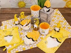 Ceramic Salt & Pepper Shakers, Set Of 2, Bee Gnome 17 Ceramic Salt & Pepper Shakers, Set Of 2, Bee Gnome -Peugeot Shop 5127mxGYIsL