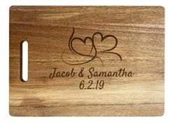 Custom Engraved Wooden Cutting Board Charcuterie Cheese Board Personalized With Custom Text Or Message Acacia Wood (10 X 14) 8 Custom Engraved Wooden Cutting Board Charcuterie Cheese Board Personalized With Custom Text Or Message Acacia Wood (10 X 14) -Peugeot Shop 512ClEqJfXL