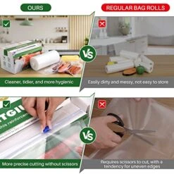 AENTGIU Food Vacuum Sealer Bags Roll With Cutter, 11"x150' BPA Free Vacuum Storage Bags Roll For Food Saver, Seal A Meal, Freezer Bags Space Saver For Vac Storage, Meal Prep Or Sous Vide 9 AENTGIU Food Vacuum Sealer Bags Roll With Cutter, 11"x150' BPA Free Vacuum Storage Bags Roll For Food Saver, Seal A Meal, Freezer Bags Space Saver For Vac Storage, Meal Prep Or Sous Vide -Peugeot Shop 512EvppNq7L