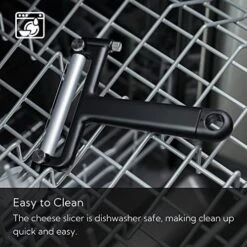 Replaceable Wire Cheese Slicer Cutter, 50% Stronger Wires With 2nd Gen Wire Fixing Mechanism, Adjustable Wire Cheese Cutter, Quick Replacement, Dishwasher Safe, With 3 Extra Wires -Peugeot Shop 512MhrNavwL