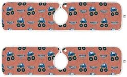 2 Pack Kitchen Faucet Mat Absorbent Washable Sink Splash Guard Faucet Drip Drying Mat Bar Countertop Water Catcher Mat Large 30x5 Inch Blue Truck Cartoon -Peugeot Shop 512TPxSnPiL. AC