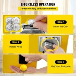 VEVOR Triple Head Candy Vending Machine, 1-inch Gumball Vending Machine, Commercial Gumball Vending Machine With Stand And Adjustable Candy Outlet Size, Candy Vending Machine For Home, Gaming Stores 5 VEVOR Triple Head Candy Vending Machine, 1-inch Gumball Vending Machine, Commercial Gumball Vending Machine With Stand And Adjustable Candy Outlet Size, Candy Vending Machine For Home, Gaming Stores -Peugeot Shop 512fsuM8AQL