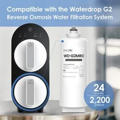 Waterdrop WD-G2MRO Filter, Replacement For WD-G2-W, WD-G2-B Reverse Osmosis System, 2-year Lifetime 8 Waterdrop WD-G2MRO Filter, Replacement For WD-G2-W, WD-G2-B Reverse Osmosis System, 2-year Lifetime -Peugeot Shop 512qaLPQPDL