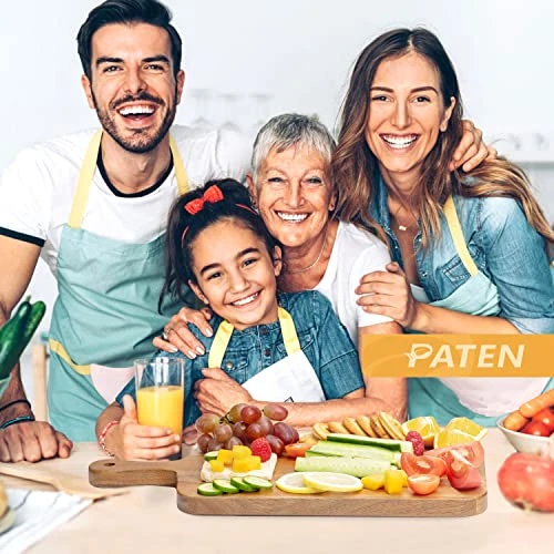 Cutting Board Wood, Acacia Serving Board,Wooden Kitchen Chopping Board For Meat, Cheese, Bread, Vegetables &Fruits- Kitchen Butcher Block, 16.5x10 Inch 2 Cutting Board Wood, Acacia Serving Board,Wooden Kitchen Chopping Board For Meat, Cheese, Bread, Vegetables &Fruits- Kitchen Butcher Block, 16.5x10 Inch - Image 2