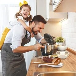 2 Packs Ceramic Spoon Rests, Vivimee White Spoon Holder, Large Size Spoon Rest For Kitchen Stove Top, Cooking Utensil Rest For Spoons, Ladles, Tong, Modern Farmhouse Kitchen Decor And Accessories -Peugeot Shop 512tUStJmRL