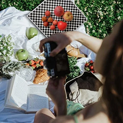 100 Sheets Black And White Checkered Dry Waxed Deli Paper Sheets, Grease Resistant Checkered ,Checkered Paper ,Deli Liner ,Checkered Paper Liners ,Checkered Basket Liners/Deli Paper (11.5''x11.5'') 4 100 Sheets Black And White Checkered Dry Waxed Deli Paper Sheets, Grease Resistant Checkered ,Checkered Paper ,Deli Liner ,Checkered Paper Liners ,Checkered Basket Liners/Deli Paper (11.5''x11.5'') - Image 4