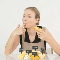 Food-Grade Slate Labels With Markers - 5 Natural Slate Boards And 3 Soapstone Chalk Markers For Cheese Name Tag, Charcuterie Board, Cheese Board Platter, Wedding, Birthday, Cocktail Parties -Peugeot Shop 513GkH15kCL