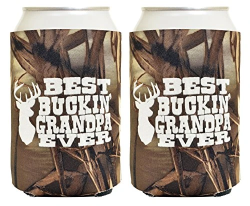 Funny Beer Coolie Best Buckin' Grandpa 2 Pack Can Drink Coolers Coolies Drink Coolers Tree Camo Max 4 1 Funny Beer Coolie Best Buckin' Grandpa 2 Pack Can Drink Coolers Coolies Drink Coolers Tree Camo Max 4