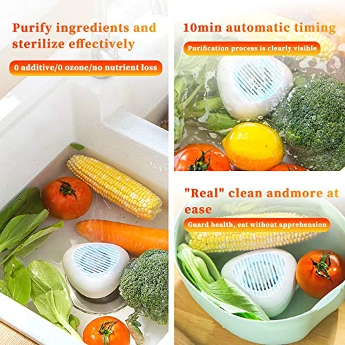 Fruit And Vegetable Washing Machine-Portable Fruit Cleaner Device-Fruit Cleaner Device In Water-Deeply Cleans Fresh Produce-for Cleaning Fruit-Vegetable-Seafood-Tableware(White) 3 Fruit And Vegetable Washing Machine-Portable Fruit Cleaner Device-Fruit Cleaner Device In Water-Deeply Cleans Fresh Produce-for Cleaning Fruit-Vegetable-Seafood-Tableware(White) - Image 3