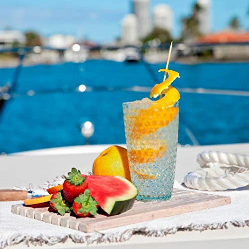 - Shatterproof Tritan Plastic Tall Tumbler Teal - 19oz, Set Of 4, Laguna Beach Drinking Glasses - Dishwasher Safe Tumblers - Unbreakable Drinkware For Indoor And Outdoor Use, BPA Free 3 - Shatterproof Tritan Plastic Tall Tumbler Teal - 19oz, Set Of 4, Laguna Beach Drinking Glasses - Dishwasher Safe Tumblers - Unbreakable Drinkware For Indoor And Outdoor Use, BPA Free - Image 3