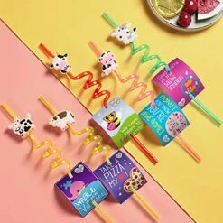 25 Cow Party Favors Drinking Straws Goodie Gifts For Boys Girls Holy Cow Im One Birthday Party Supplies With 2 PCS Cleaning Brushes 9 25 Cow Party Favors Drinking Straws Goodie Gifts For Boys Girls Holy Cow Im One Birthday Party Supplies With 2 PCS Cleaning Brushes -Peugeot Shop 5143oXW58lL