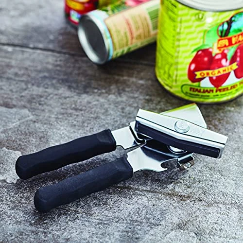 Ergo Can Opener With Silicone Handles, Black 3 Ergo Can Opener With Silicone Handles, Black - Image 3