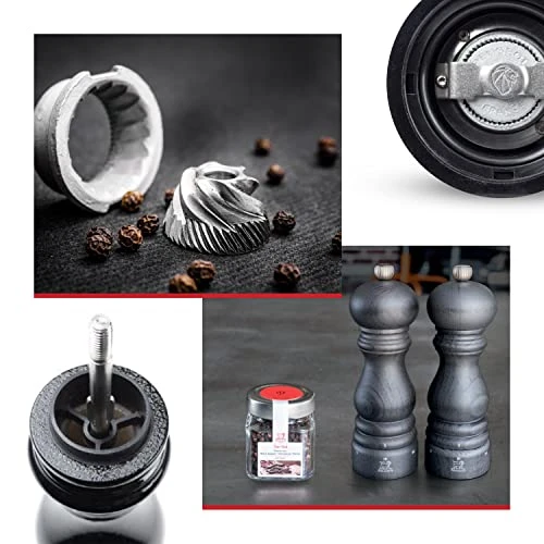 Peugeot U'select Salt Mill, 5 Inch, Black Lacquer 2 Peugeot U'select Salt Mill, 5 Inch, Black Lacquer - Image 2