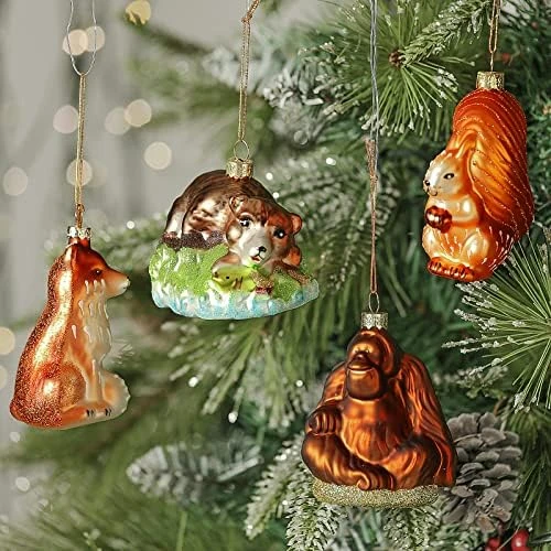 Christmas Glass Ornaments, Hand Crafted Butterfly, Trowel, Wheelbarrow, Watering Can Tools Ornaments Set For Christmas Tree, Traditional Xmas Decorations Gifts, 4pcs 5 Christmas Glass Ornaments, Hand Crafted Butterfly, Trowel, Wheelbarrow, Watering Can Tools Ornaments Set For Christmas Tree, Traditional Xmas Decorations Gifts, 4pcs - Image 5