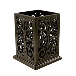 Vintage Decorative Kitchen Utensil Holder, Cooking Utensil Organizer For Countertop Cooking- Coffee Gold Utensil Holder