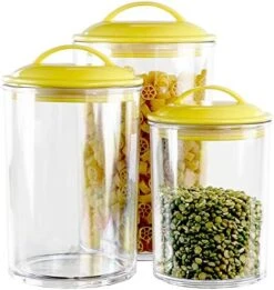 Calypso Basics By Reston Lloyd Acrylic Storage Canisters, Set Of 3, Lemon 26 Calypso Basics By Reston Lloyd Acrylic Storage Canisters, Set Of 3, Lemon -Peugeot Shop 514TWGVc4L. AC