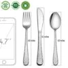 9-Piece Toddler Kids Silverware Flatware Set, HaWare Stainless Steel Hammered(Adult Look) Preschooler Eating Utensils, Adult Diet Tableware, Includes 3 Spoons 3 Forks 3 Butter Knives, Dishwasher Safe