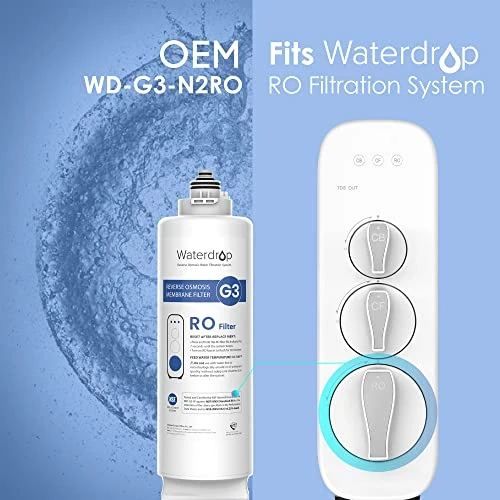 WD-G3-N2RO Filter, NSF Certified, Replacement For WD-G3-W Reverse Osmosis System, 2-year Lifetime, New Logo Design 4 WD-G3-N2RO Filter, NSF Certified, Replacement For WD-G3-W Reverse Osmosis System, 2-year Lifetime, New Logo Design - Image 4