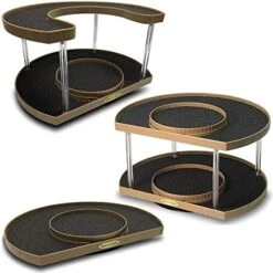 Spice Rack Organizer For Cabinet Lazy Susan Organizer Rotating Spice Holder Shelf With Double Spinners - Pantry Spice Racks For Cabinets So Spices Are Easy To Find Made In USA 26 Spice Rack Organizer For Cabinet Lazy Susan Organizer Rotating Spice Holder Shelf With Double Spinners - Pantry Spice Racks For Cabinets So Spices Are Easy To Find Made In USA -Peugeot Shop 5157qiAen7L. AC