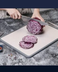 Double Sided Cutting Board,Stainless Steel Cutting Board For Kitchen,Large Size 17.8" X 12.2",Cutting Board For Meat,Cutting Board With Knife Sharpener 11 Double Sided Cutting Board,Stainless Steel Cutting Board For Kitchen,Large Size 17.8" X 12.2",Cutting Board For Meat,Cutting Board With Knife Sharpener -Peugeot Shop 5158y79QhTL