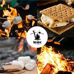 The Ultimate Marshmallow Roasting Sticks Premium Bamboo Extra Long 36 Inches 5MM Thick Heavy Duty Wooden Skewers Perfect For Smores Hot Dogs Kebab Campfire Fire Pit Camping Cooking 110 Pieces Safe -Peugeot Shop 515He0MAUmL 1