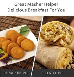 AFOND Potato Masher Stainless Steel, Heavy Duty Ricer With Durable Sturdy Grips, For Efficiently Making Mashed Potatoes, Guacamole, Egg Salad, Banana Bread, Vegetables Puree And Fruits 6 AFOND Potato Masher Stainless Steel, Heavy Duty Ricer With Durable Sturdy Grips, For Efficiently Making Mashed Potatoes, Guacamole, Egg Salad, Banana Bread, Vegetables Puree And Fruits -Peugeot Shop 515TOI6ItoL