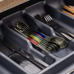 Measuring Spoons Set, Dual Sided(7PCS), Magnetic Measuring Spoons Stainless Steel Easy To Read, Measuring Spoons Stay Together Fits In Spice Jar