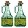 Bormioli Rocco Country Home Helios Glass Oil Cruet, Set Of 2