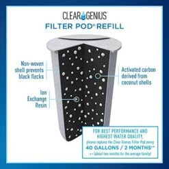 Filter Pod Refills (Pack-6) SR-6, Includes 6 Filter Pod Refills, Each Filter Pod Lasts For 2 Months -Peugeot Shop 515okj7J1IL