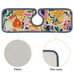 15" Microfiber Cloth Kitchen Faucet Absorbent Mat Splash Guard Drip Water Catcher Countertop Drying Protector Pads Faucet Behind For Bedroom Farmhouse Trendy Bright Colors Of Summer Fruits 18 15" Microfiber Cloth Kitchen Faucet Absorbent Mat Splash Guard Drip Water Catcher Countertop Drying Protector Pads Faucet Behind For Bedroom Farmhouse Trendy Bright Colors Of Summer Fruits -Peugeot Shop 515xzV6FqcL