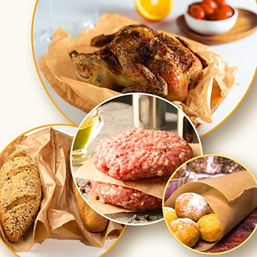 Parchment Paper Sheets, Unbleached Parchment Baking Sheets, Precut Parchment Paper 12 X 16 IN, Non-Stick Parchment Paper For Baking Grilling Air Fryer Steaming Bread Cake Cookie - 50 Count 6 Parchment Paper Sheets, Unbleached Parchment Baking Sheets, Precut Parchment Paper 12 X 16 IN, Non-Stick Parchment Paper For Baking Grilling Air Fryer Steaming Bread Cake Cookie - 50 Count - Image 6