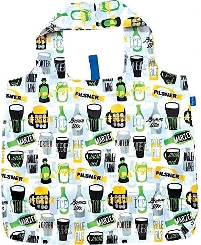 Rockflowerpaper Reusable Grocery Bags - Washable, Foldable, Packable Tote, Large Handles, Heavy Duty, Zippered Top Pouch 8 Rockflowerpaper Reusable Grocery Bags - Washable, Foldable, Packable Tote, Large Handles, Heavy Duty, Zippered Top Pouch - Image 8