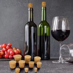 200 Pieces Corks For Bottles Cork Stoppers Wine Bottle Cork Stoppers Tapered Cork Plugs Wooden Tapered Cork Small Corks Replacement Corks For Wine Beer Bottle Glass Bottles DIY Craft 10 Sizes -Peugeot Shop 516C7tmUoNL