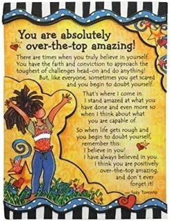 Easel Print With Magnet "Amazing People" 4.9 X 3.6 In., Perfect "Thank You," Birthday, Christmas, Or "Thinking Of You" Gift For A Friend, Teacher, Or Loved One -Peugeot Shop 516FCaGdAL. AC