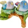 Flights Of Fancy Bird Nest Salt And Pepper Set And Tealight Holder, 5-1/8 By 3-3/8-Inch